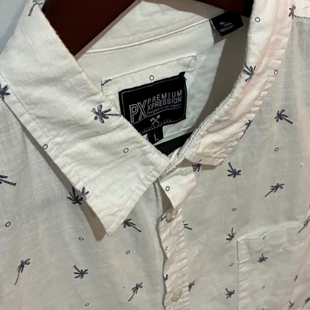 Premium Expressions size large palm tree shirt